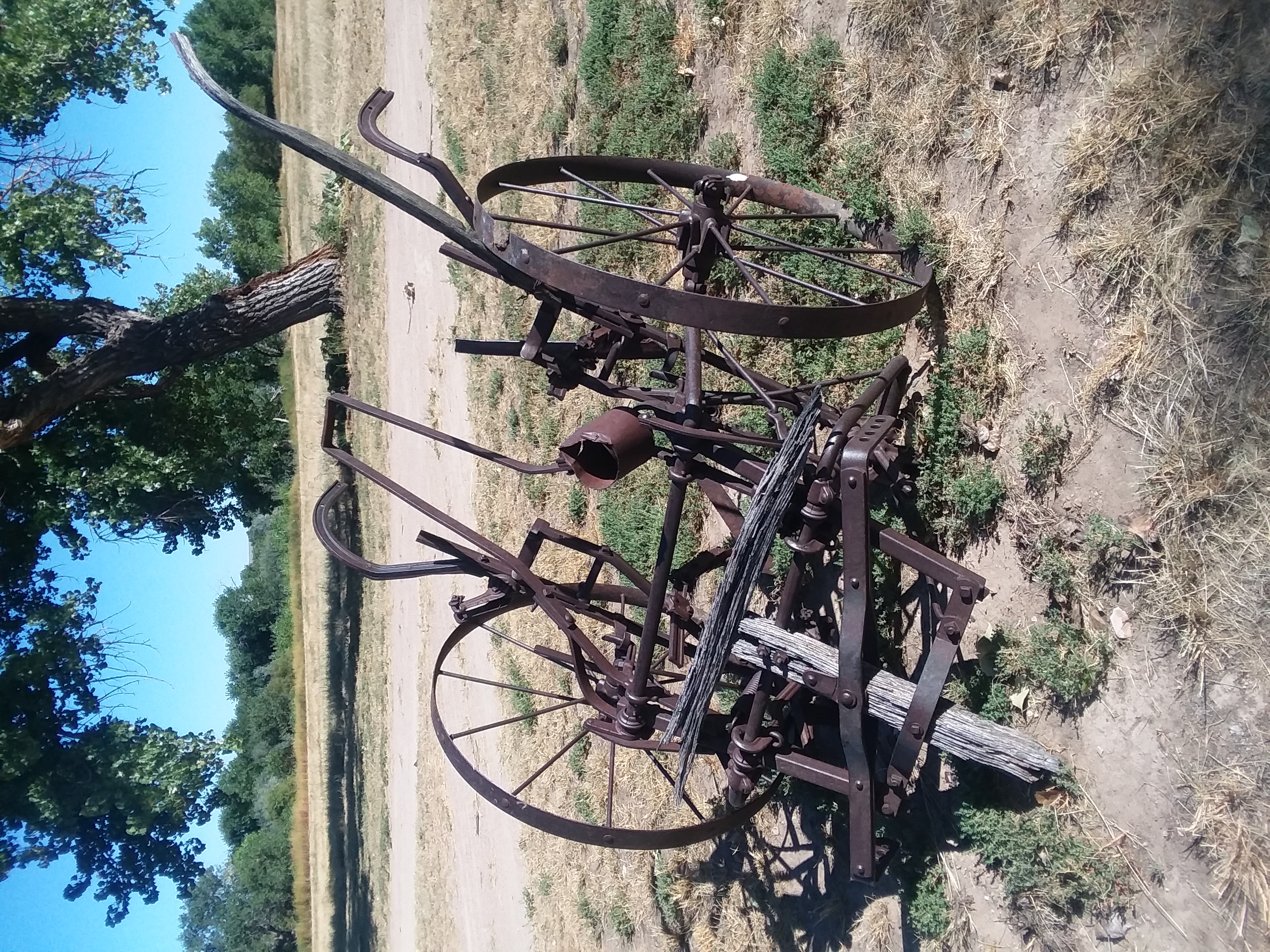 Boggsville, Antique farm equipment 