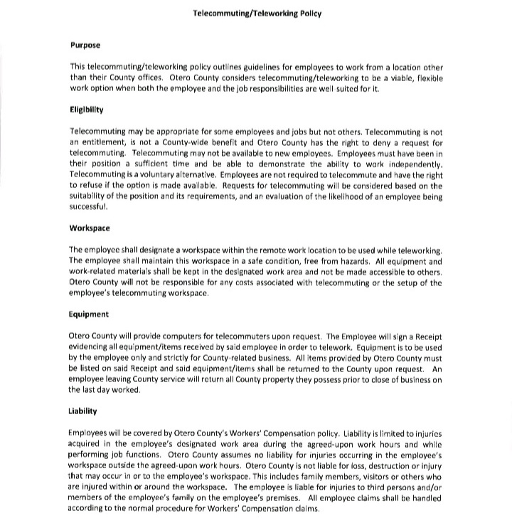 Otero County Commissioners meeting seconews.org 