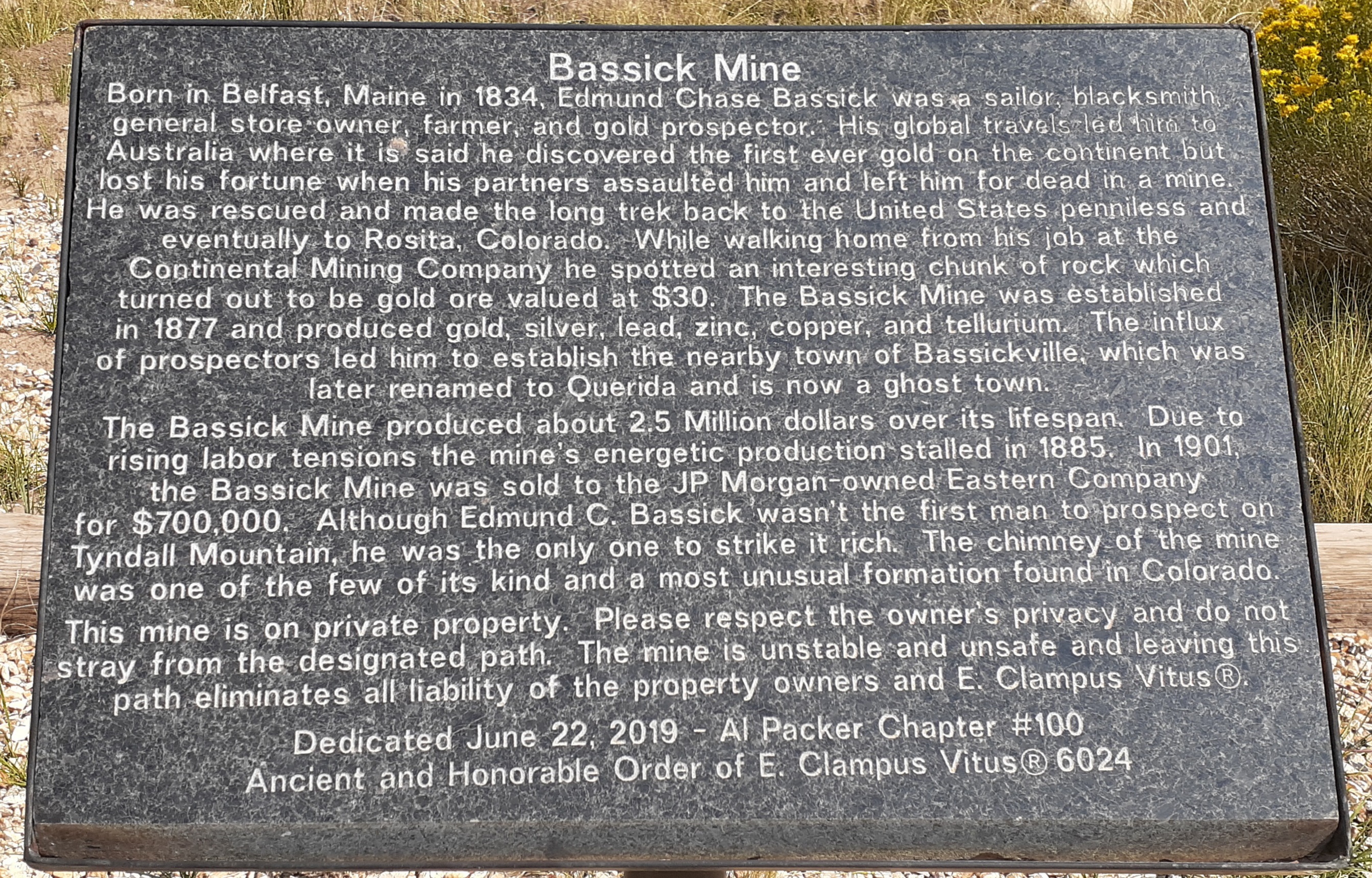 Bassick Mine of Rosita Colorado seconews.org 