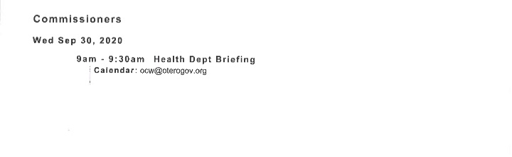 Otero County Commissioners Schedule seconews.org 