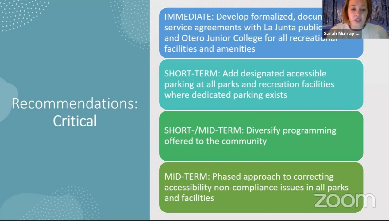 City of La Junta Parks and Rec Master plan seconews.org 