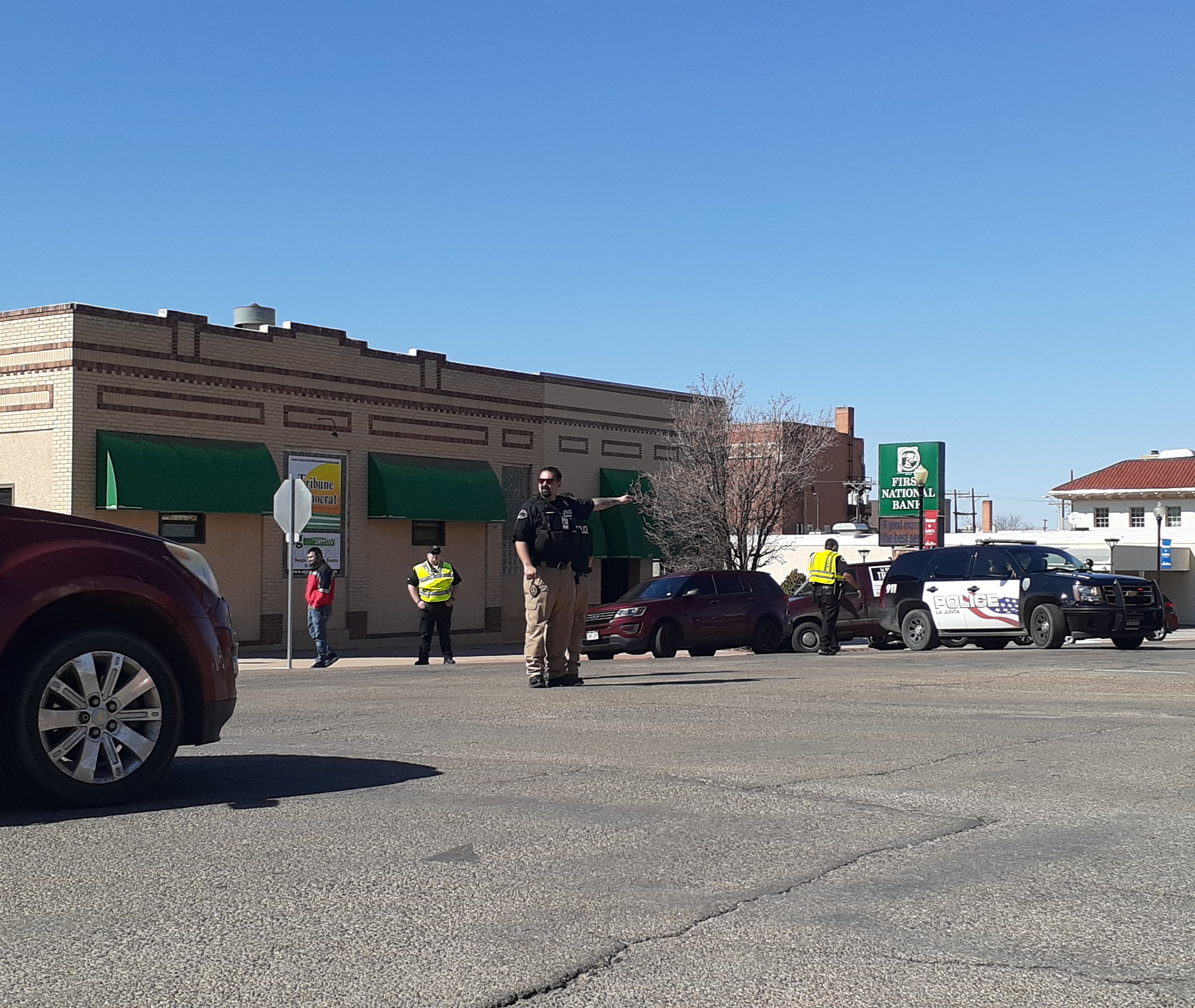 Two-Vehicle Accident Crash 5th and Colorado La Junta SECO News seconews.org 