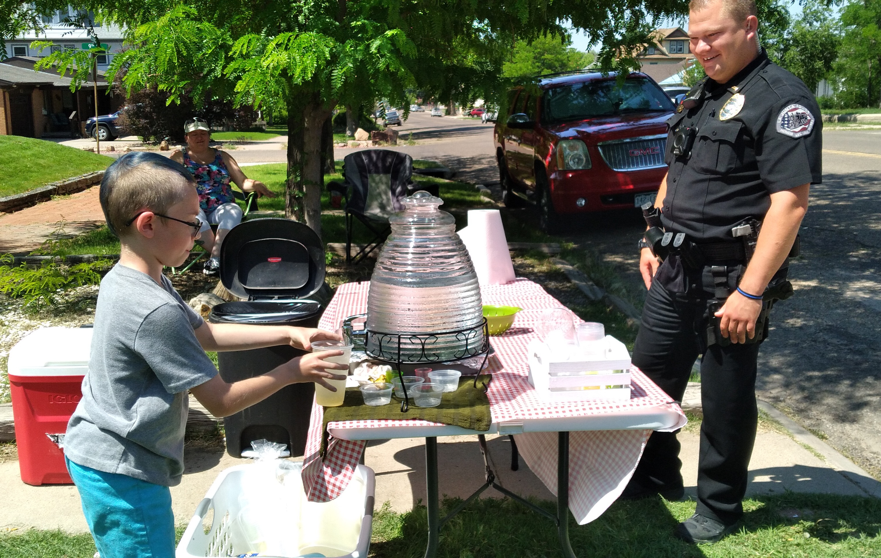 LJPD Lemonade Stand SECO News seconews.org 