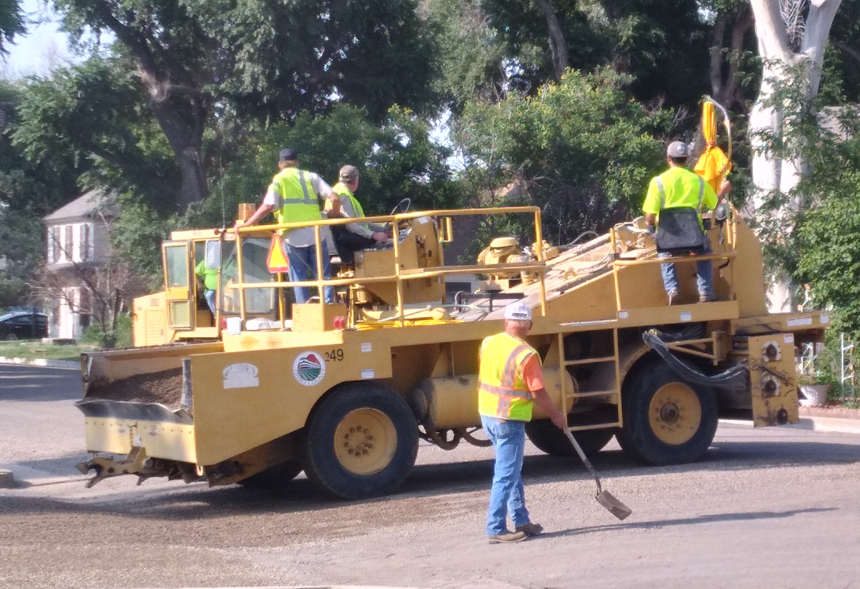 Otero County Road Crew Chip and Seal SECO News seconews.org