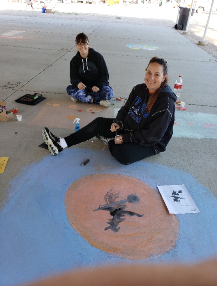 Sidewalk Chalk Art TCFCC Cruisin Into Fall SECO News seconews.org