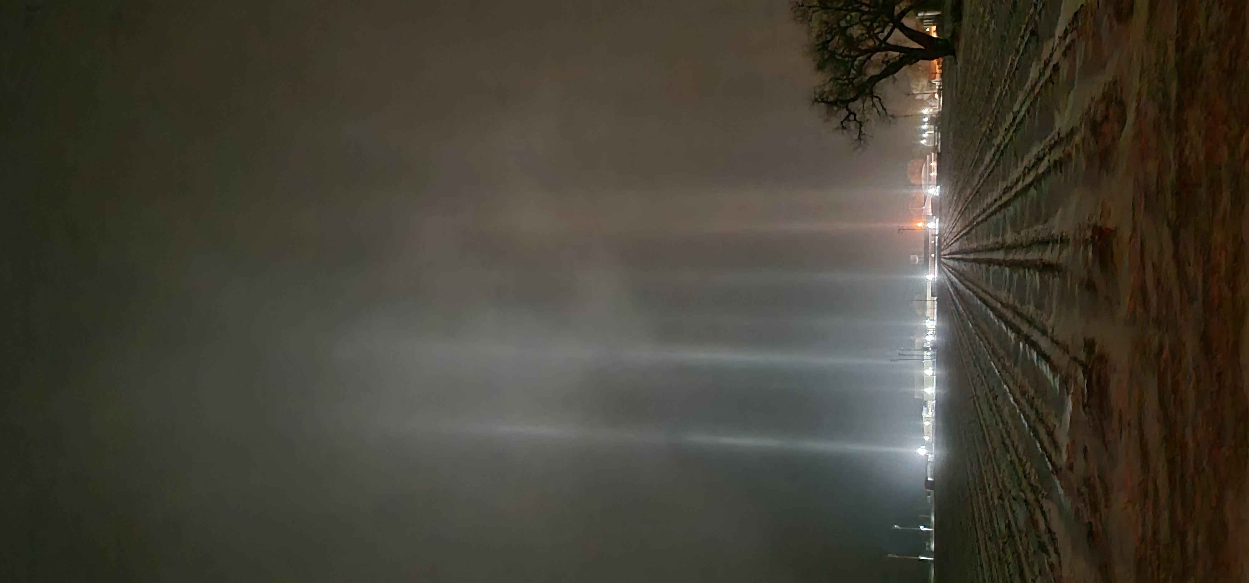 Light Pillars Over Swink Highschool Football Field February 2022 SECO News seconews.org