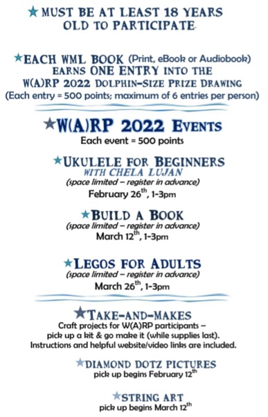 Woodruff Memorial Library 2022 Winter Adult Reading Program