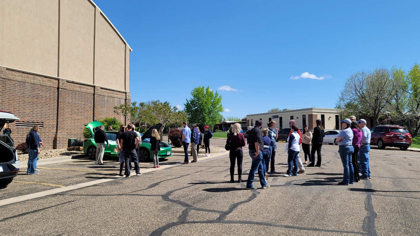 Otero College Electric Vehicle Charging Station Ribbon Cutting Ceremony 