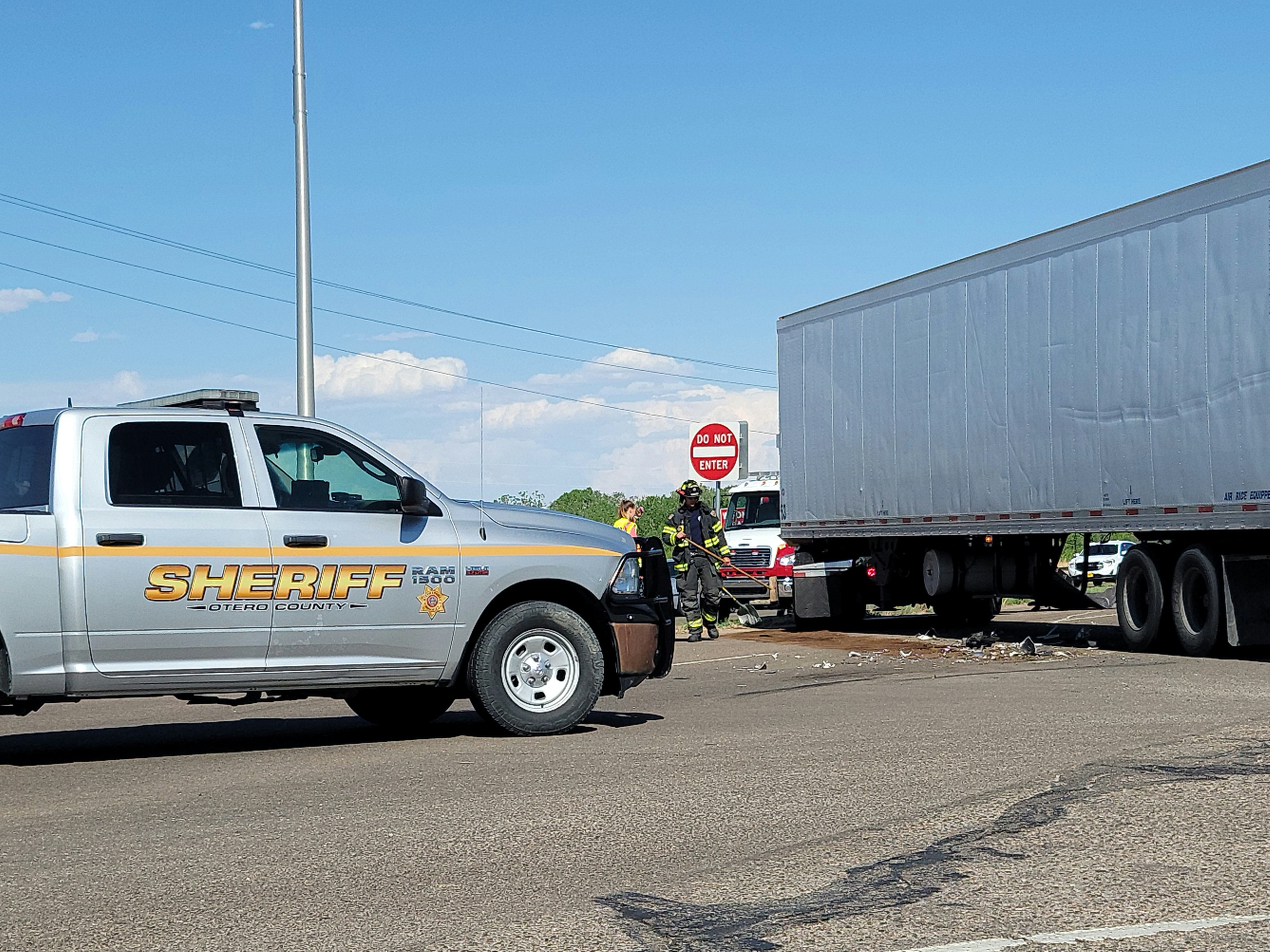 Semi VS Truck and Trailer on US 50 in La Junta