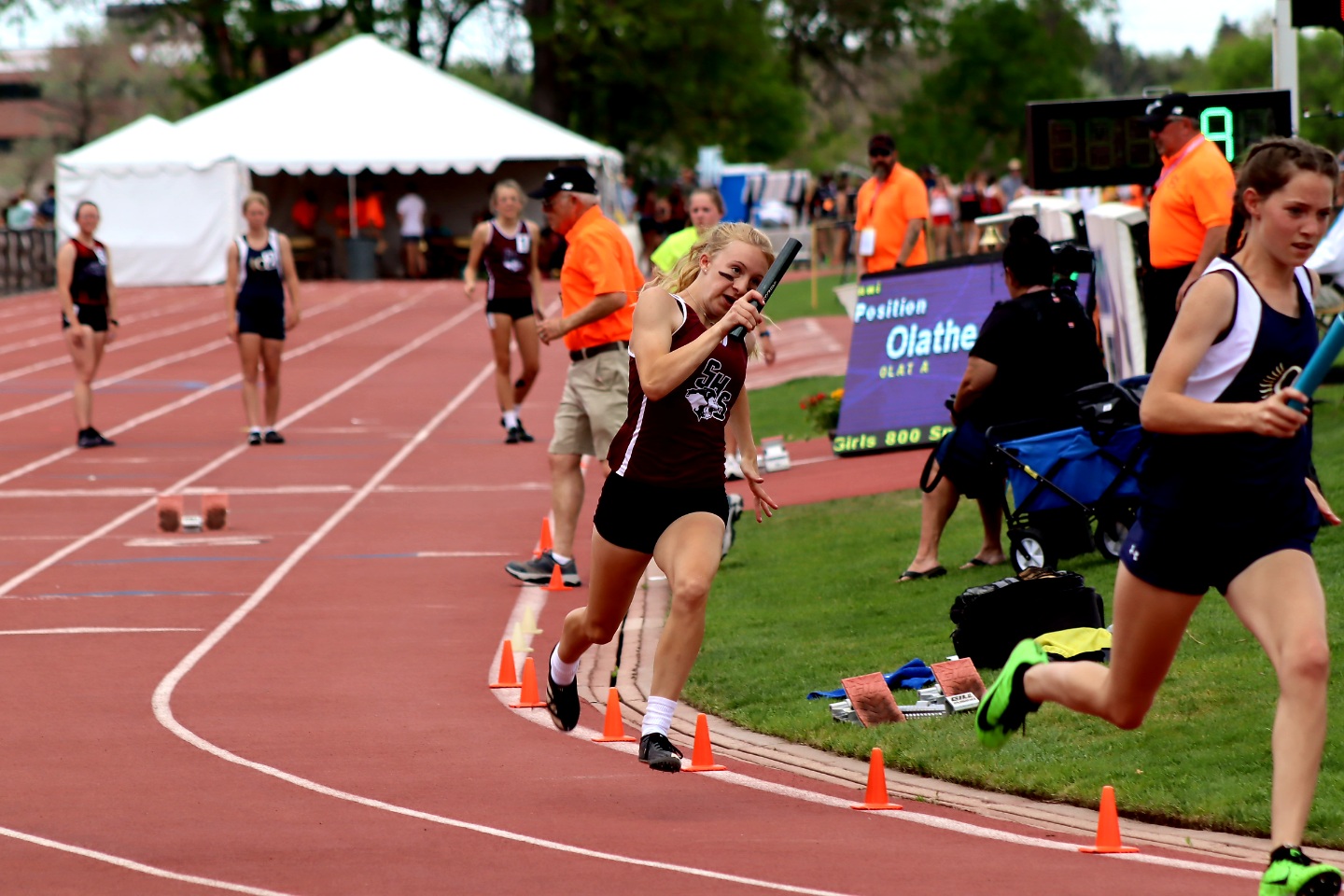 Swink Lions 800M Medley Team at CHSAA State Competition