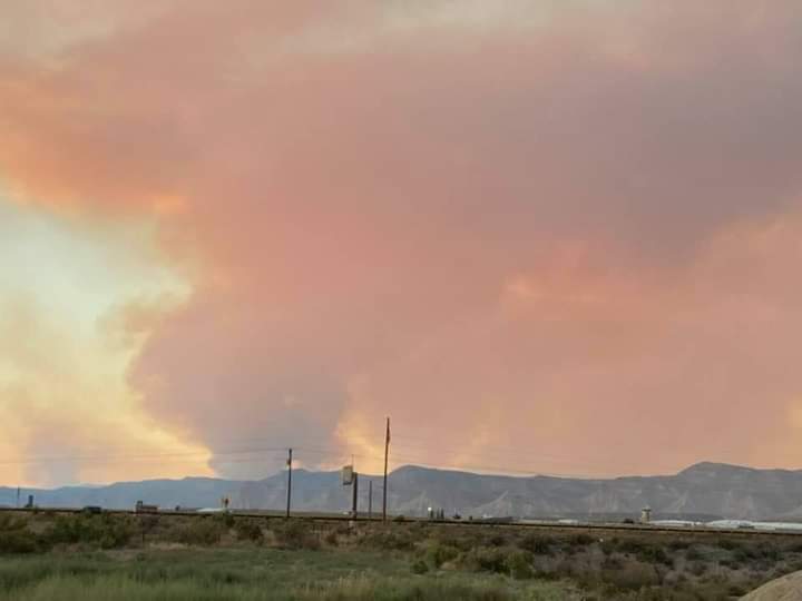 Pine Gulch Fire Smoke Plume seconews.org 