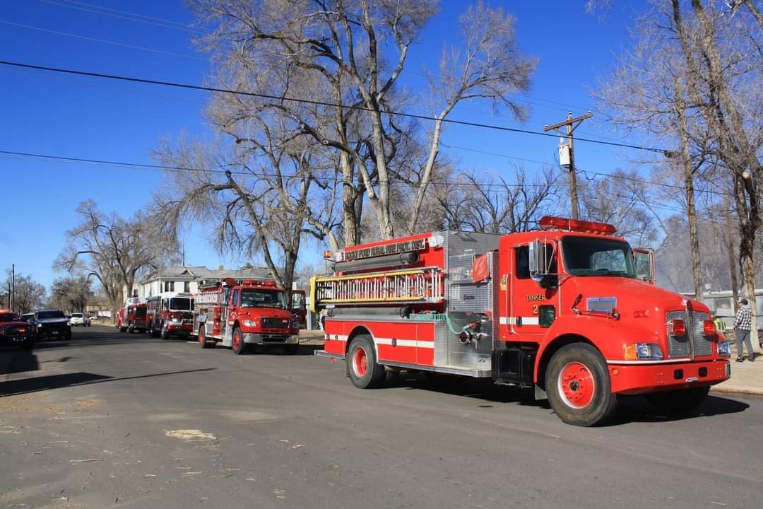 Rocky Ford Fire Department VS Storage Unit Fire 