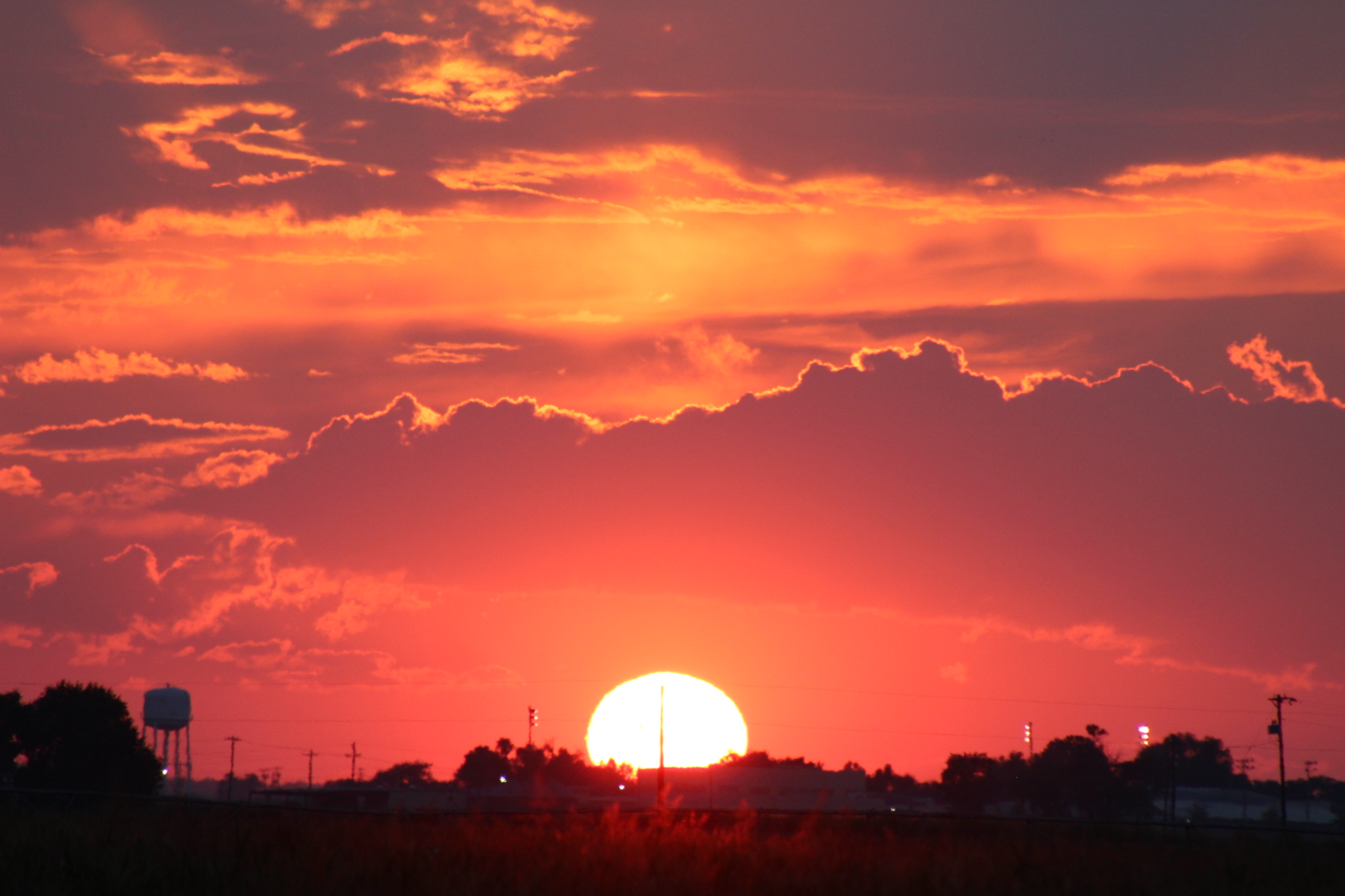 Sunset Over Swink Colorado Aug 6th SECO News seconews.org