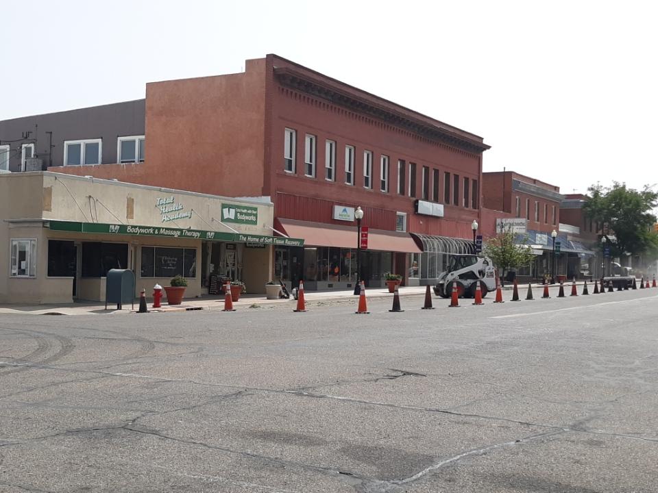 Downtown La Junta Asphalt Repair seconews.org 