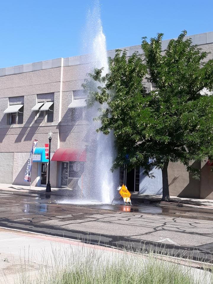 Water main break seconews.org 