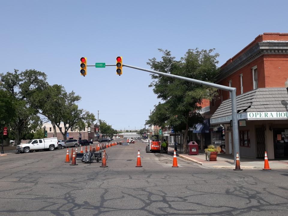 Downtown La Junta Asphalt Repair seconews.org 