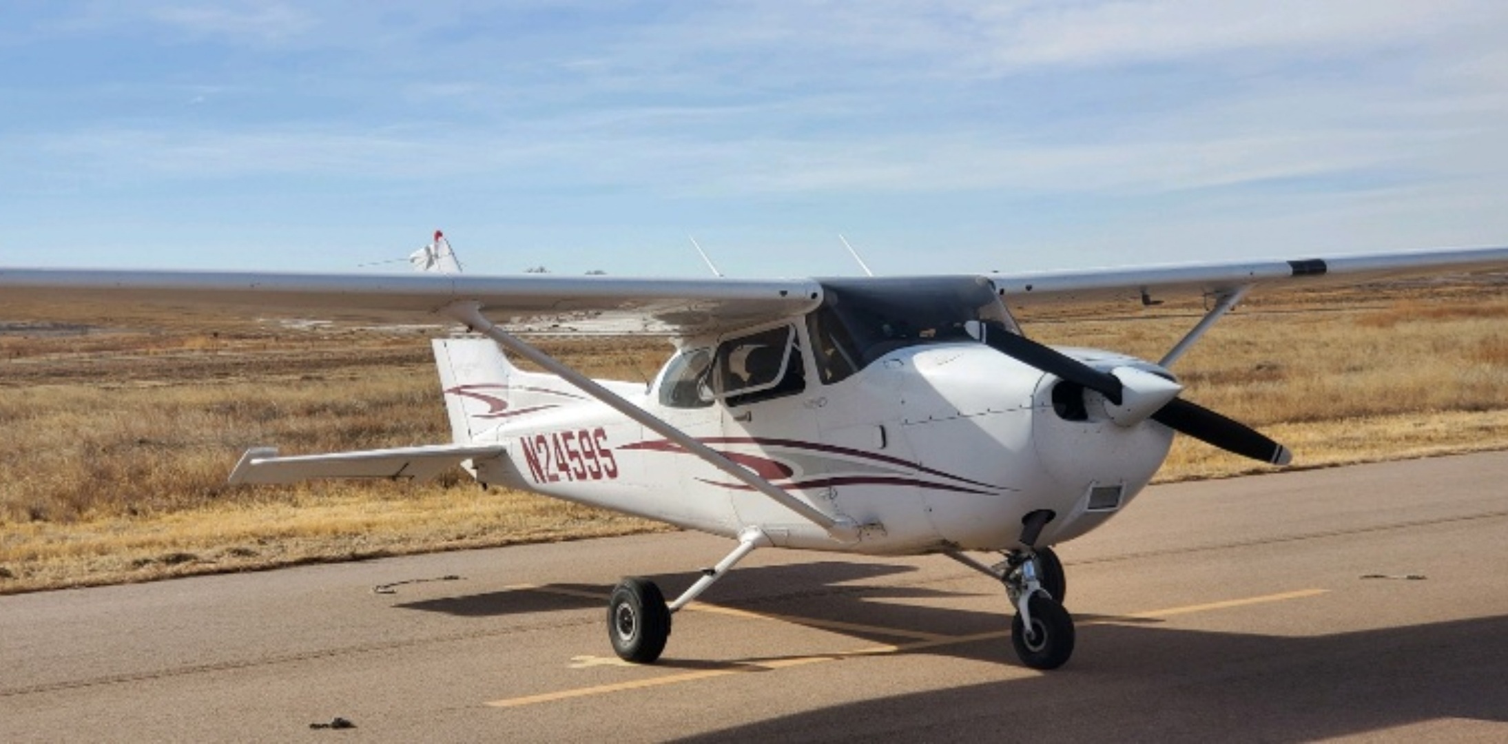 Thirteen community members (1-VFW, 6 Aux, and 6 non-affiliated) and three children were there to welcome the pilots and planes and unload the goods.