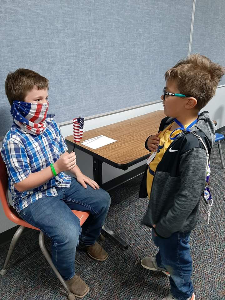 VFW Auxiliary #2411 Teaches Pledge of Allegiance to Las Animas Elementary Students SECO News seconews.org