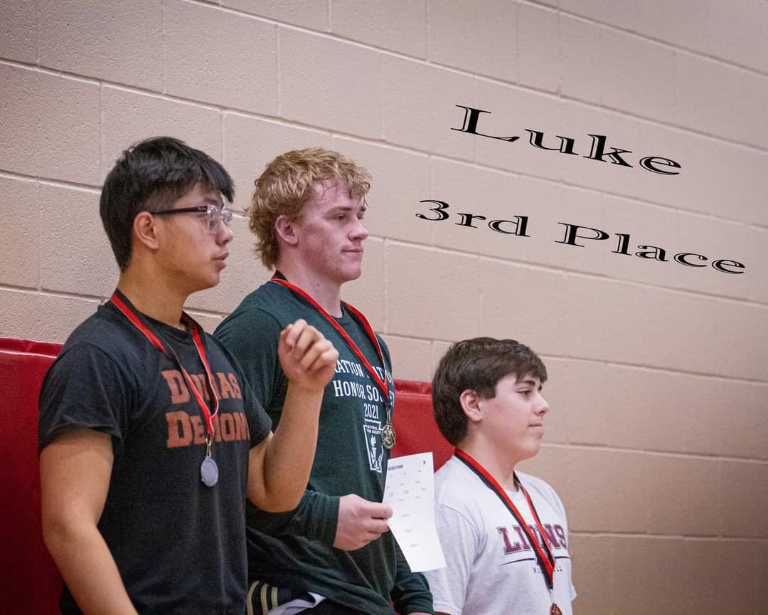 Swink Wrestlers Take 3rd at Holly Tournament